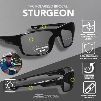 Amazon.com: proSPORT Polarized Bifocal Readers Fishing Sunglasses