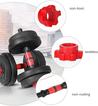 20-30kg Adjustable Dumbbells With Extended Bar Weights set for Men Women, Solid Dumbbell Handles Barbell Perfect for training home gym weights Bodybuilding fitness weight lifting
