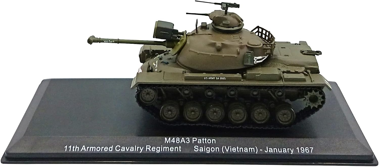OPO 10 - M48A3 Patton Battle Tank, US Army Saigon, Vietnam 1967-1/72 Scale - CM002