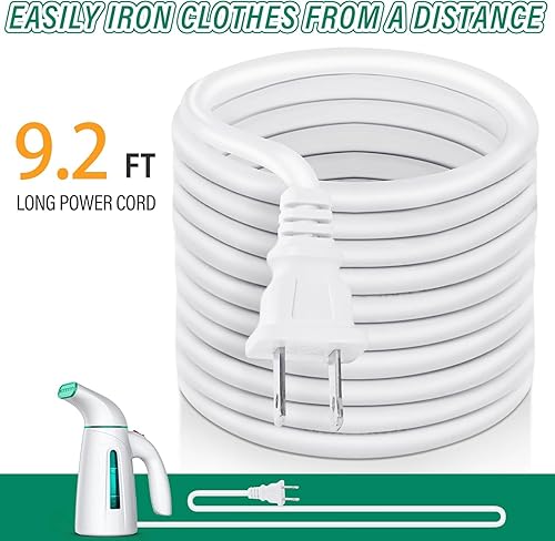 Miniatura 6 de OGHom Vaporizador para ropa, vaporizador de ropa portátil, vaporizador de mano para ropa, plancha de vapor para el hogar y los viajes, 8.5 fl oz