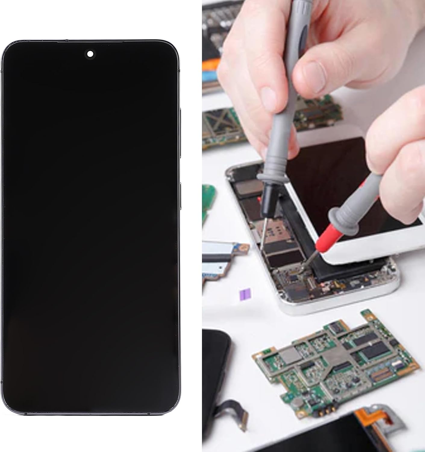International Version Touch Screen Assembly, Premium Organic LED Display with Frame, Repair Tools, Designed for, for International Version
