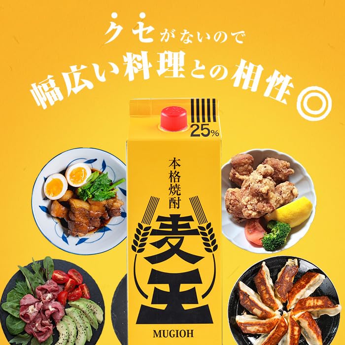 Amazon.co.jp: 岩川醸造 【訳あり】≪鹿児島本格麦焼酎≫麦王パック