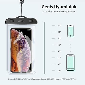 Ugreen Waterproof Phone Case Transparent