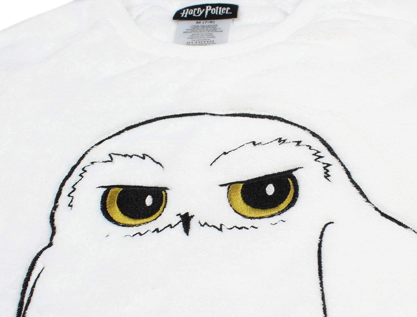 Harry Potter Pajama Girls' Hedwig Owl Micro Raschel Fleece Hi-Lo Nightgown - Image 6