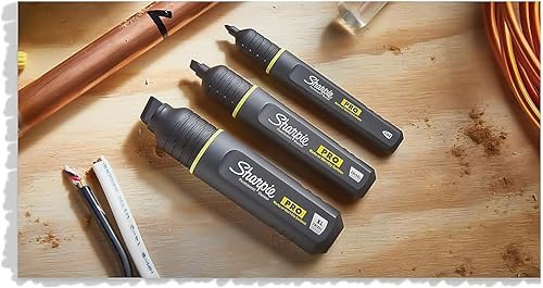 Vista 5 de Sharpie Marcador permanente profesional, punta fina, negro, 12 unidades (2017818)