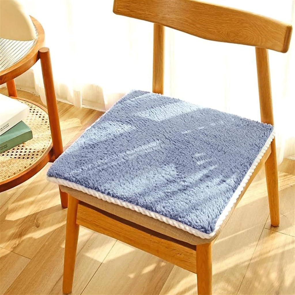 Ozlmbern A Plush Seat Cushion Office Sedentary Fart Cushion Dining Chair Stool Cushion Buttocks Cushion Chair Cushion