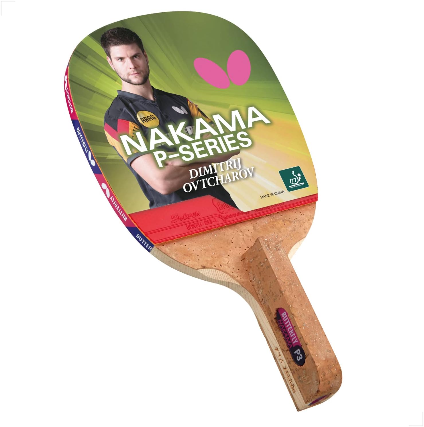 Butterfly Nakama P3 Japanese Penhold Table Tennis Racket
