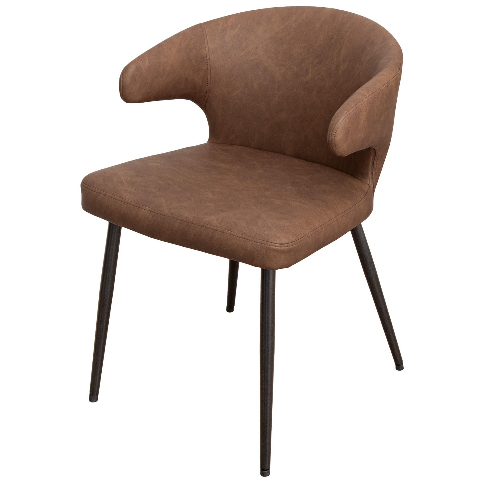 タンスのゲンダイニングチェアレザー調肘付きお掃除ロボット対応椅子