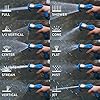 INNAV8 Garden Hose Nozzle Heavy Duty - Features 10 Spray Patterns, THUMB CONTROL On Off Valve Hose Sprayer Nozzle for Easy Water Control - Outdoor Water Hose Nozzle Head Attachment #3