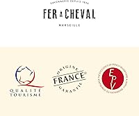 Vista 7 de Fer à Cheval Marseille Soap Stain Remover Stick 2 Pack - Natural, Hypoallergenic, Travel-Sized Laundry Solution, 150 g/5.29 oz (Stick)