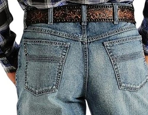 Cinch Men's Black Label 2.0 Medium Stonewash Jeans Blue 36x403