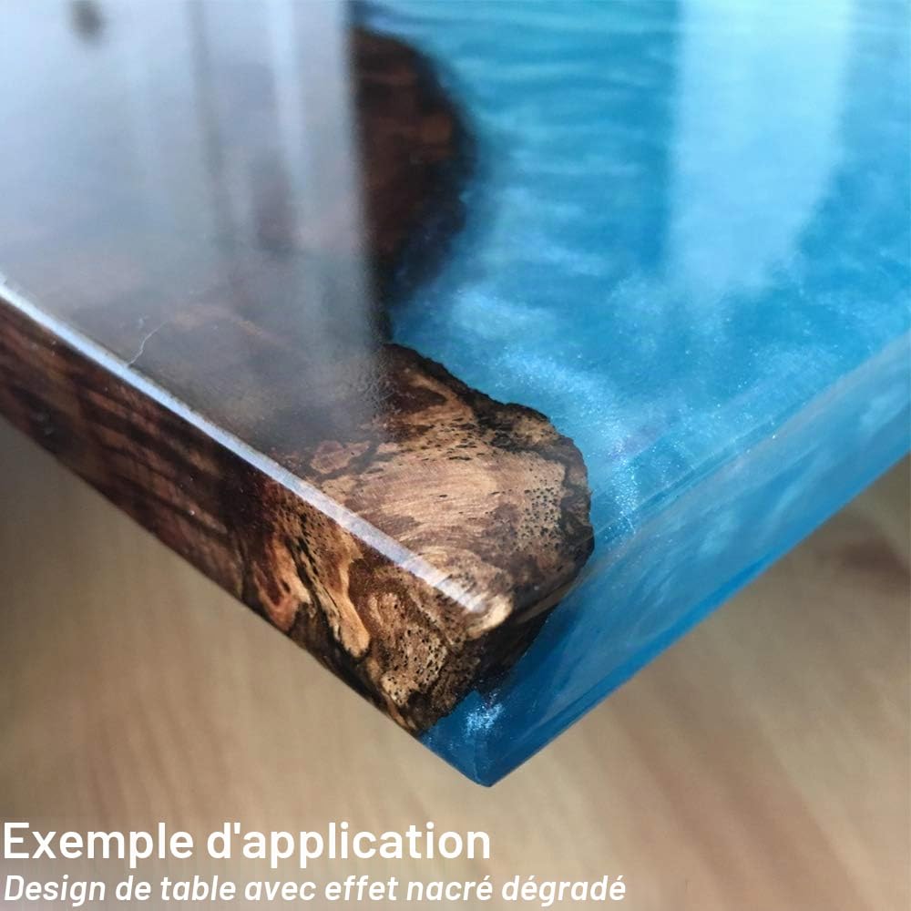 12,0 kg de résine époxy 2K EP, pour bois, verre, résine de coulée transparente, pour plastification, pour table en fibre de verre, terre, aquariums, construction de formes, résistante aux UV
