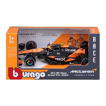 Amazon | Bburago（ブラーゴ） 2024年モデル 1/43 F1 マクラーレン