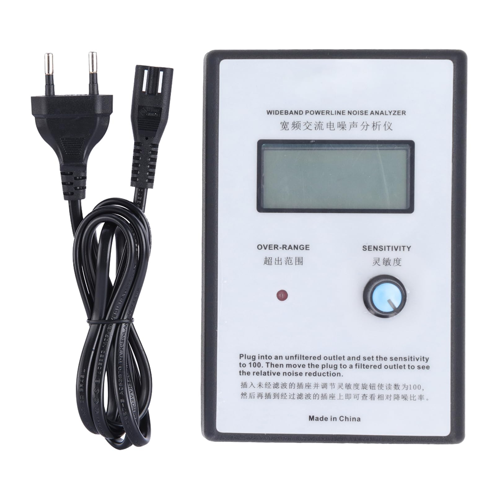 EMI Rausch Analysator Netz Netzteil Messgerät 300kHz-700kHz Breitband OLED Display AC Ripple Spannungsmessung