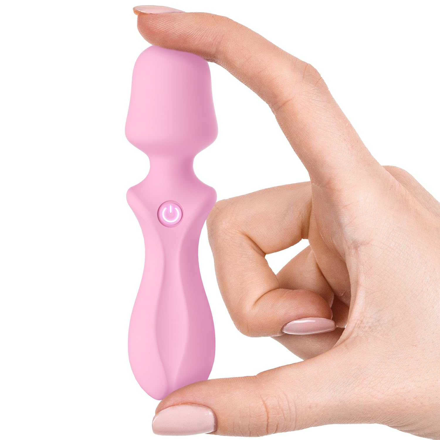 Travel Massager Waterproof Cordless Handheld Mini Body Massage Tool Pink