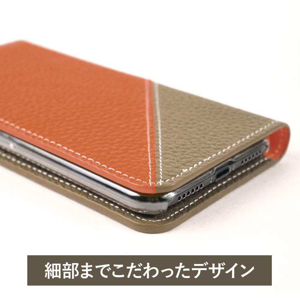 iPhone15Pro Max 本革ケース　新品未使用　オレンジ 財布 ケース iPhone15 Pro 高級 牛革 本革 カバー オレンジ