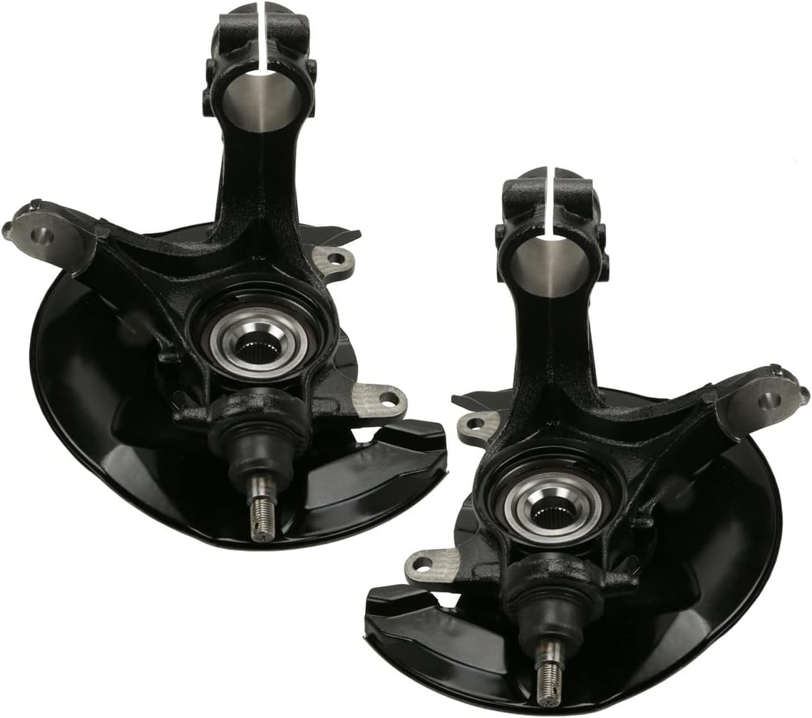 AutoShack Front Steering Knuckles & Wheel Bearing Hub Assembly 5 Lugs