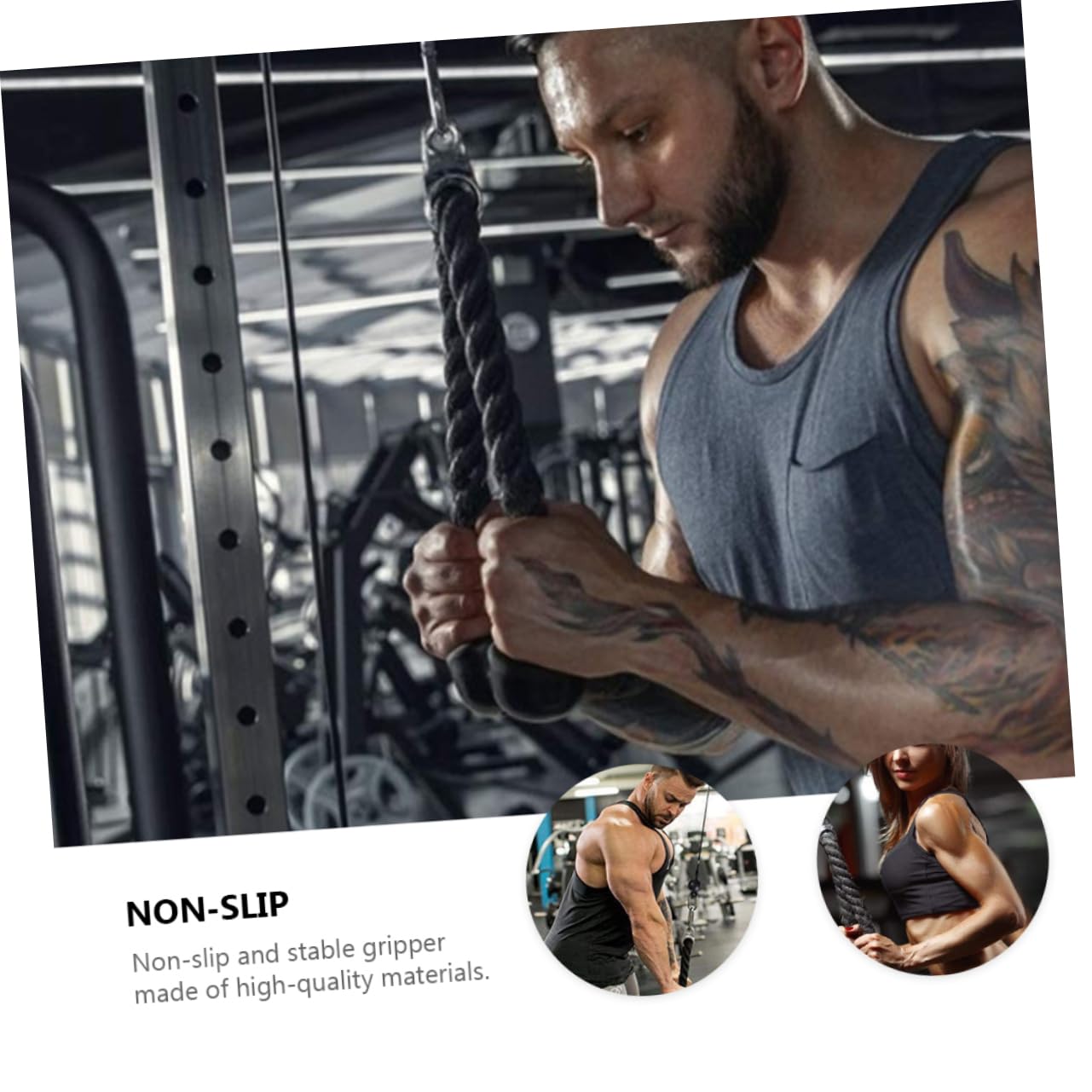 TOYANDONA Juego de Poleas de Fitness DIY 8 Piezas para Entrenamiento