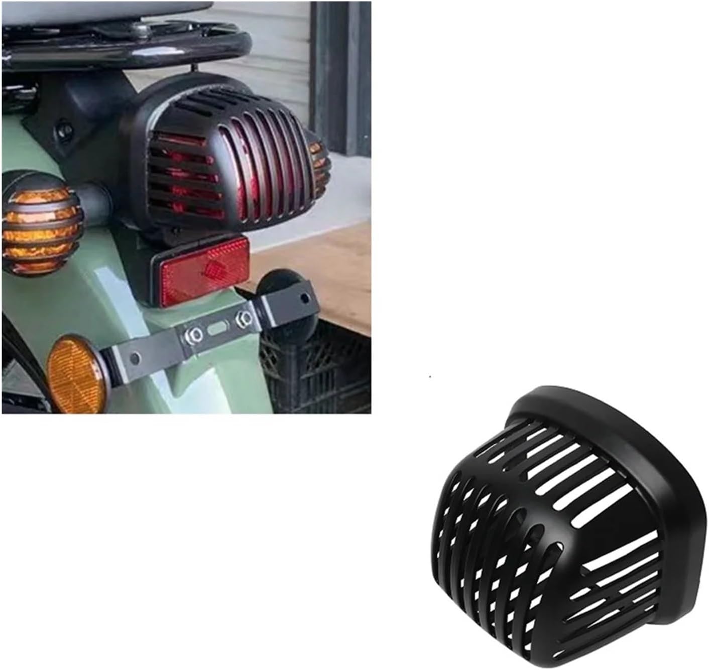 為に ホン&amp; クロスカブ 110用 オートバイ用 リアヘッドライトカバー テールライトプロテクター ガードグリル ヘッドライ