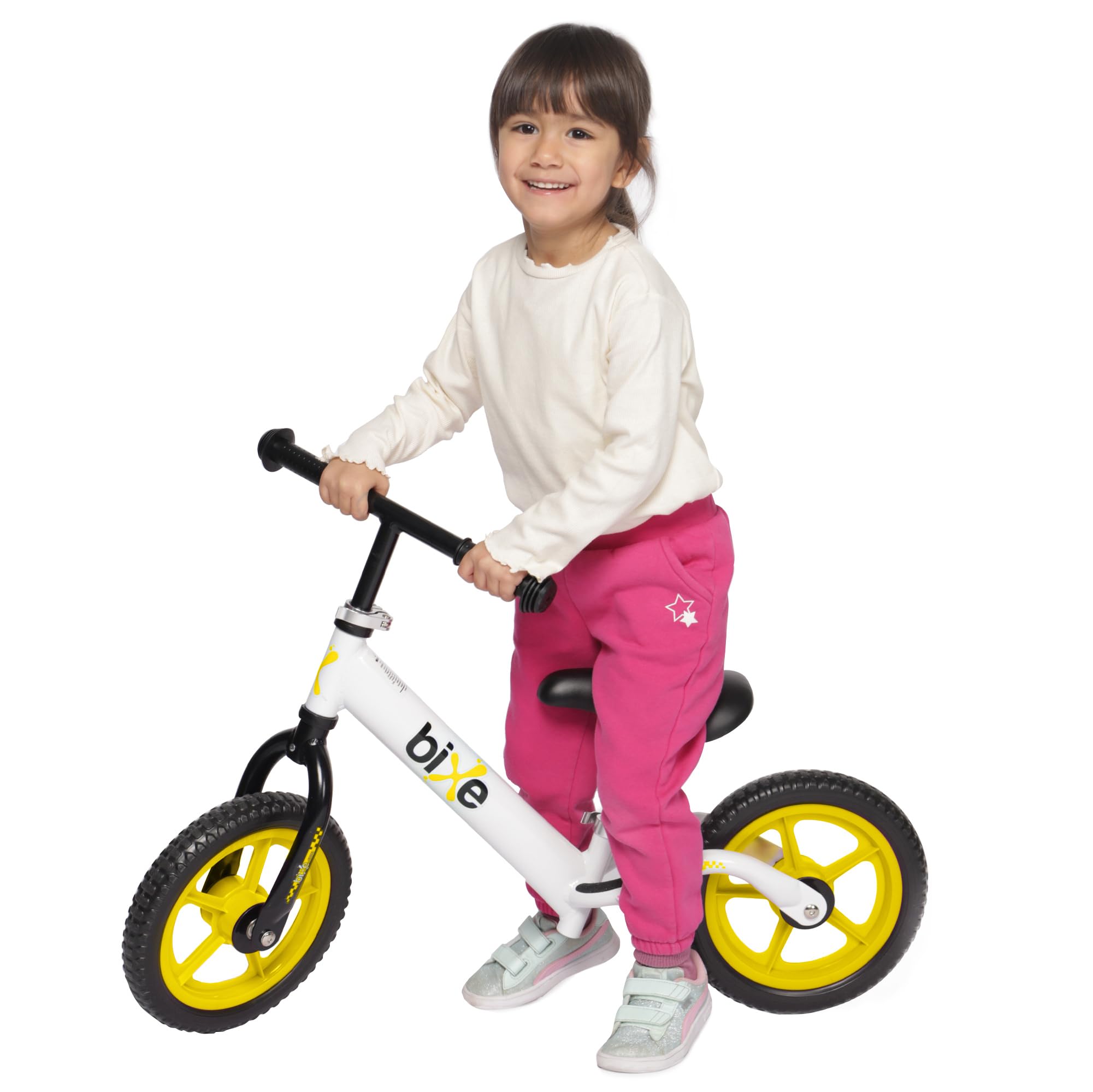 BixeBalance Bike: SUPER LIGHTWEIGHT - ONLY 4LBS | Pro Balance Bike for Kids 3, 4, 5, 6 and 7 Year Old - No Pedal Sport Training Bicycle | 12inch wheel | Toddler Lightweight Bike