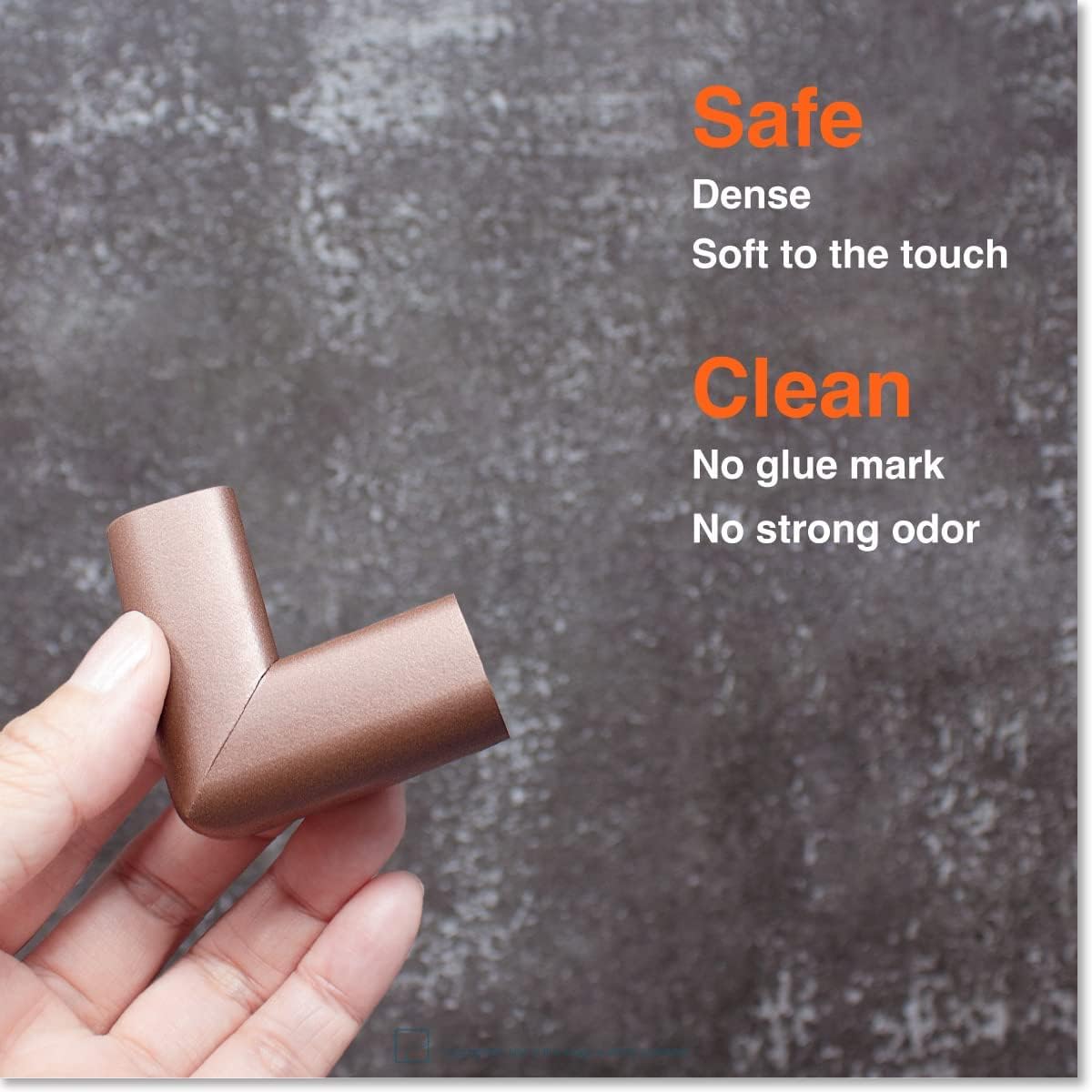 Slim-Fit 18ft Edge 16 Corners - Bundle & Save - RovingCove Slimfit Edge Corner Guards, Coffee Brown
