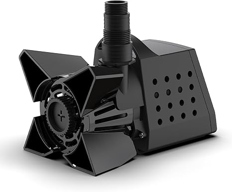 2800GPH Pond Pump - 200W Submersible Water Pump with Barrier Bag, Ultra Quiet Aquarium Pump with 33FT Power Cord for Pond, Waterfall, Fish Tank, Statuary, Hydroponic