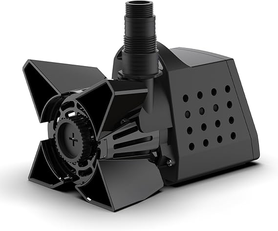 2800GPH Pond Pump - 200W Submersible Water Pump with Barrier Bag, Ultra Quiet Aquarium Pump with 33FT Power Cord for Pond, Waterfall, Fish Tank, Statuary, Hydroponic