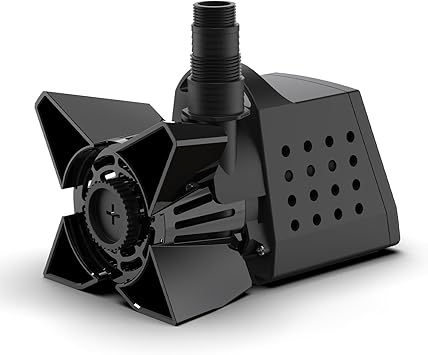 2800GPH Pond Pump - 200W Submersible Water Pump with Barrier Bag, Ultra Quiet Aquarium Pump with 33FT Power Cord for Pond, Waterfall, Fish Tank, Statuary, Hydroponic