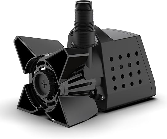 2800GPH Pond Pump - 200W Submersible Water Pump with Barrier Bag, Ultra Quiet Aquarium Pump with 33FT Power Cord for Pond, Waterfall, Fish Tank, Statuary, Hydroponic