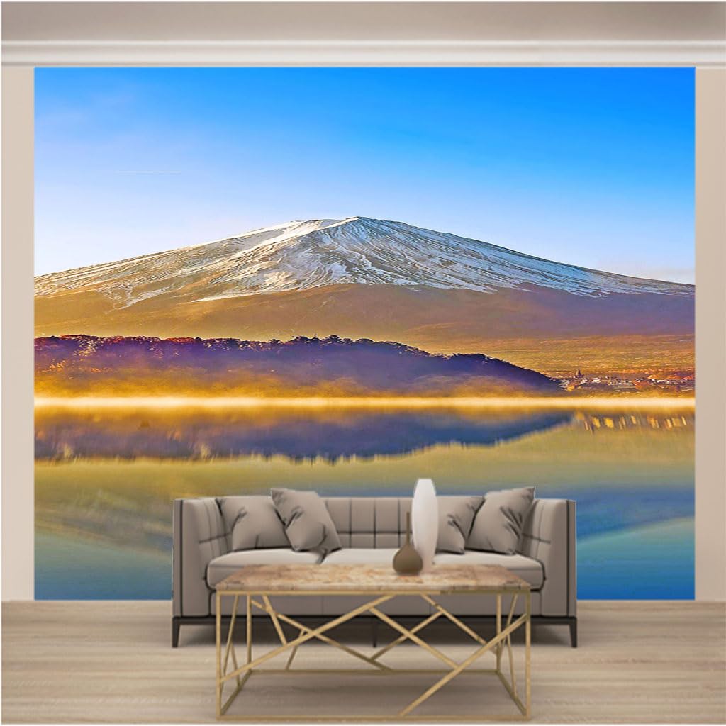 Papier peint panoramique pour agrandir une petite chambre avec effet 3d