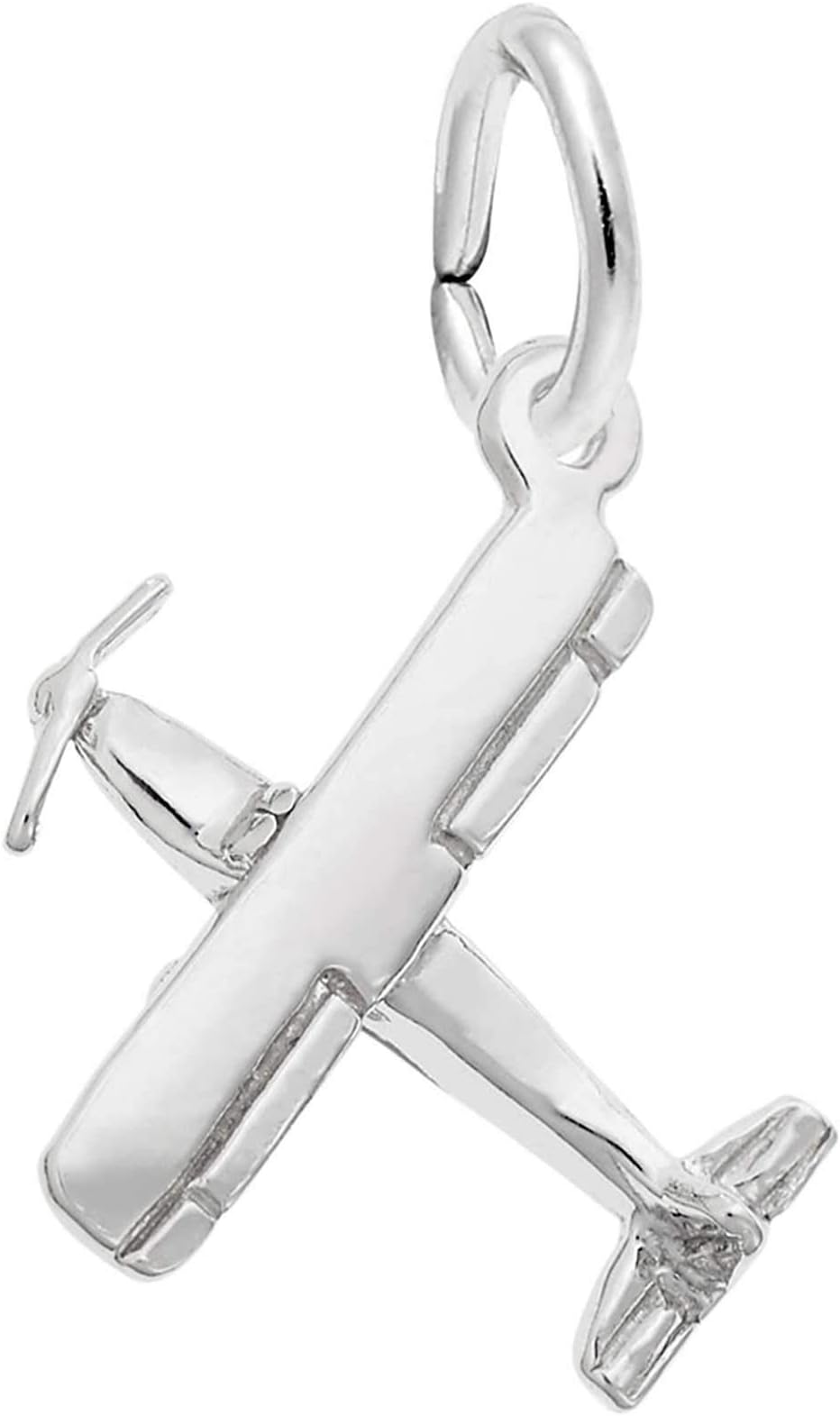Rembrandt Charms Cessna 180 Charm, 14K White Gold