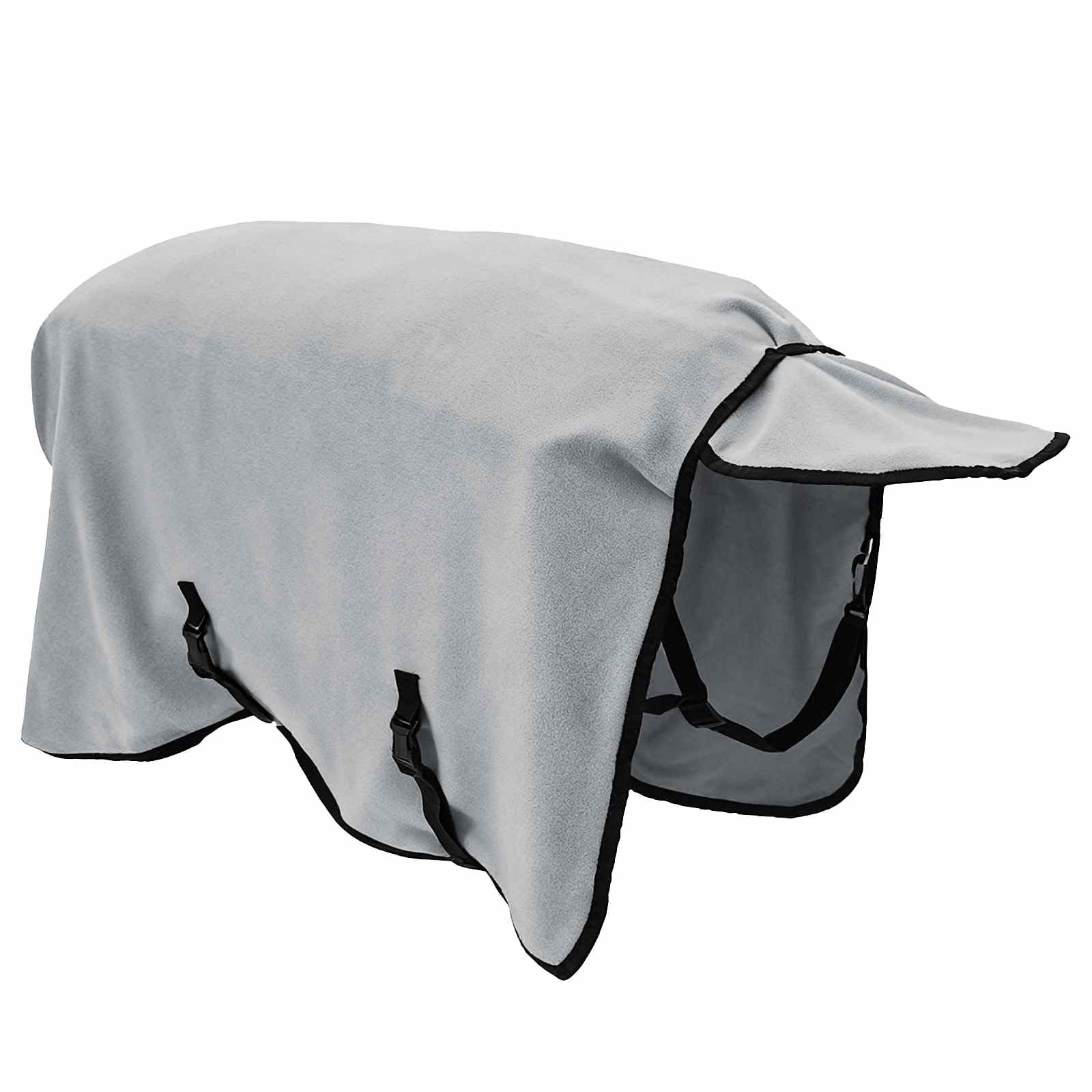Manta para caballos de poliéster Aqua completa, transpirable, para establo, sauce y paddock, manta ligera para exteriores con cierre en el pecho, impermeable, manta de invierno para caballos