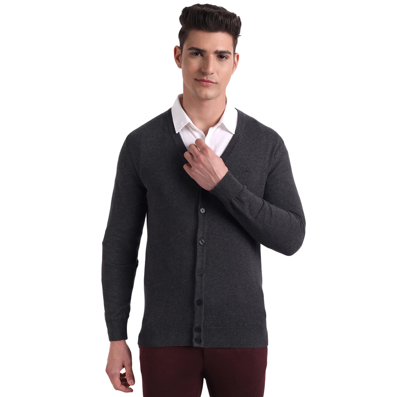 united colors of benetton Men's Casual Cotton Cardigan Sweater-picture-45