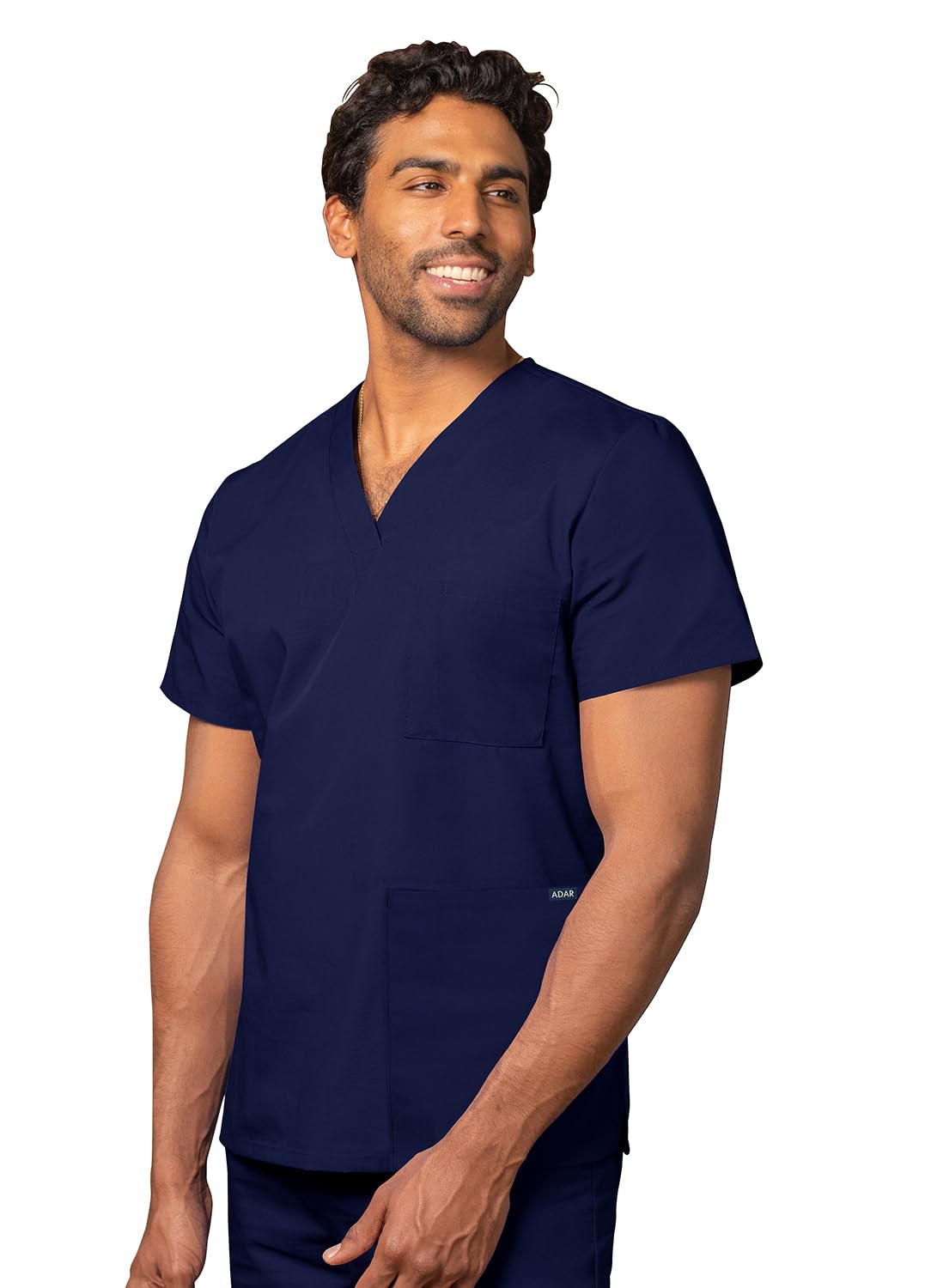 Adar Uniforms Women's 601nvys Medical Scrubs Shirt, Navy, S UK