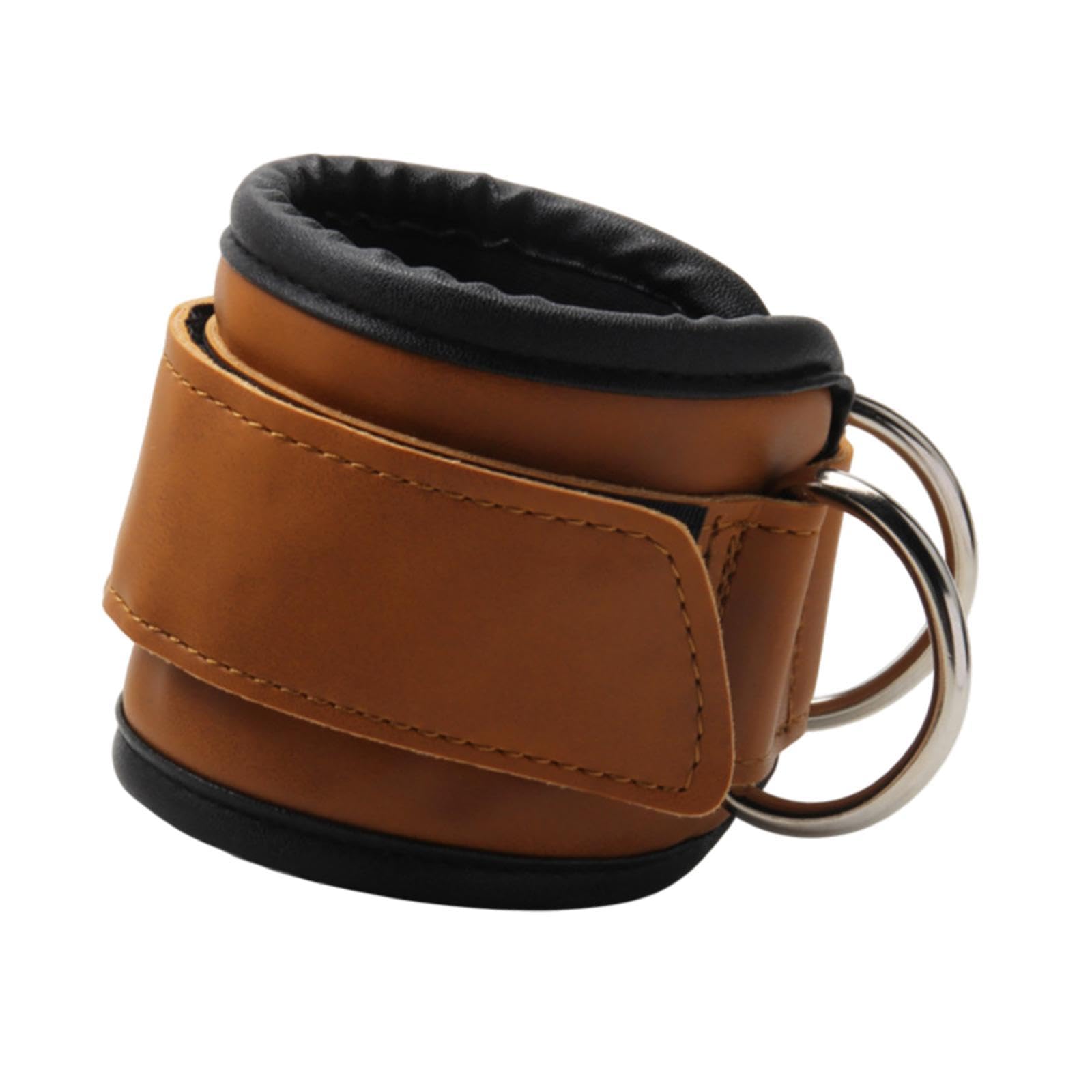 Club Bollywood® Ankle Strap for Cable Machine Resistance Band for Leg Strength Training Home Brown|Sporting Goods | Fitness Running & Yoga |Home Gym Attachments|1 Ankle Strap-picture-31