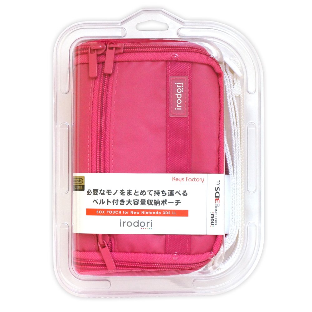 Amazon | ボックスポーチ for Newニンテンドー3DSLL ピンク | ケース