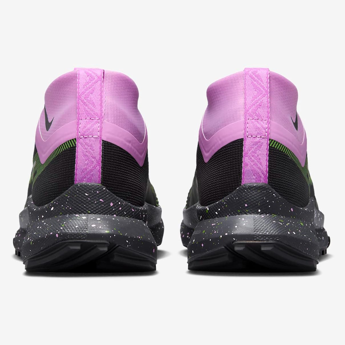 Nike Pegasus Trail 4 Gore-TEX - Tenis impermeables para correr para mujer (FN7102-010, negro/magenta claro/espuma rosa/clorofila)