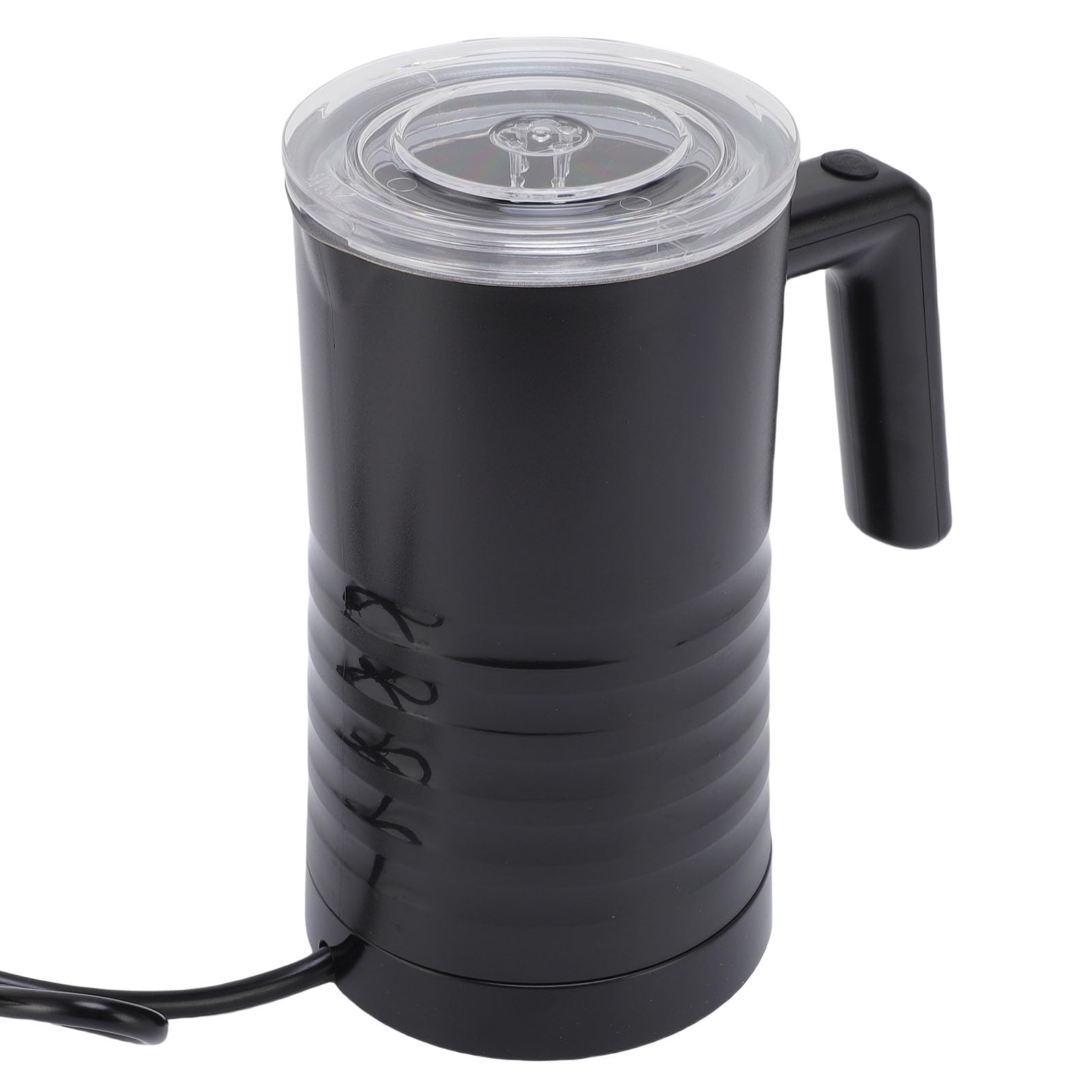 YUYTE Electric Milk Frother 4-w-1 Ciepłe i Zimne Mleko Foamer do Kawy Latte Cappuccino Gorąca Czekolada z Cichym Motorowym miotaczką 160 Ml Piegi Ogrzewanie 350 Ml (wtyczka UE 220V)