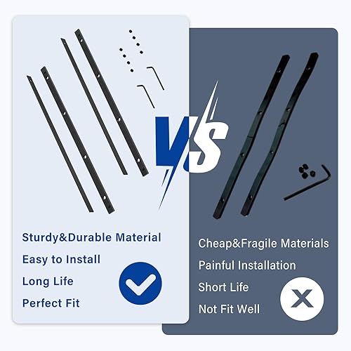 Miniatura 6 de Kit de conector de riel guía de sierra de riel compatible con Powertec Dewalt Festool Triton Makita Riel guía de sierra de riel P-45777