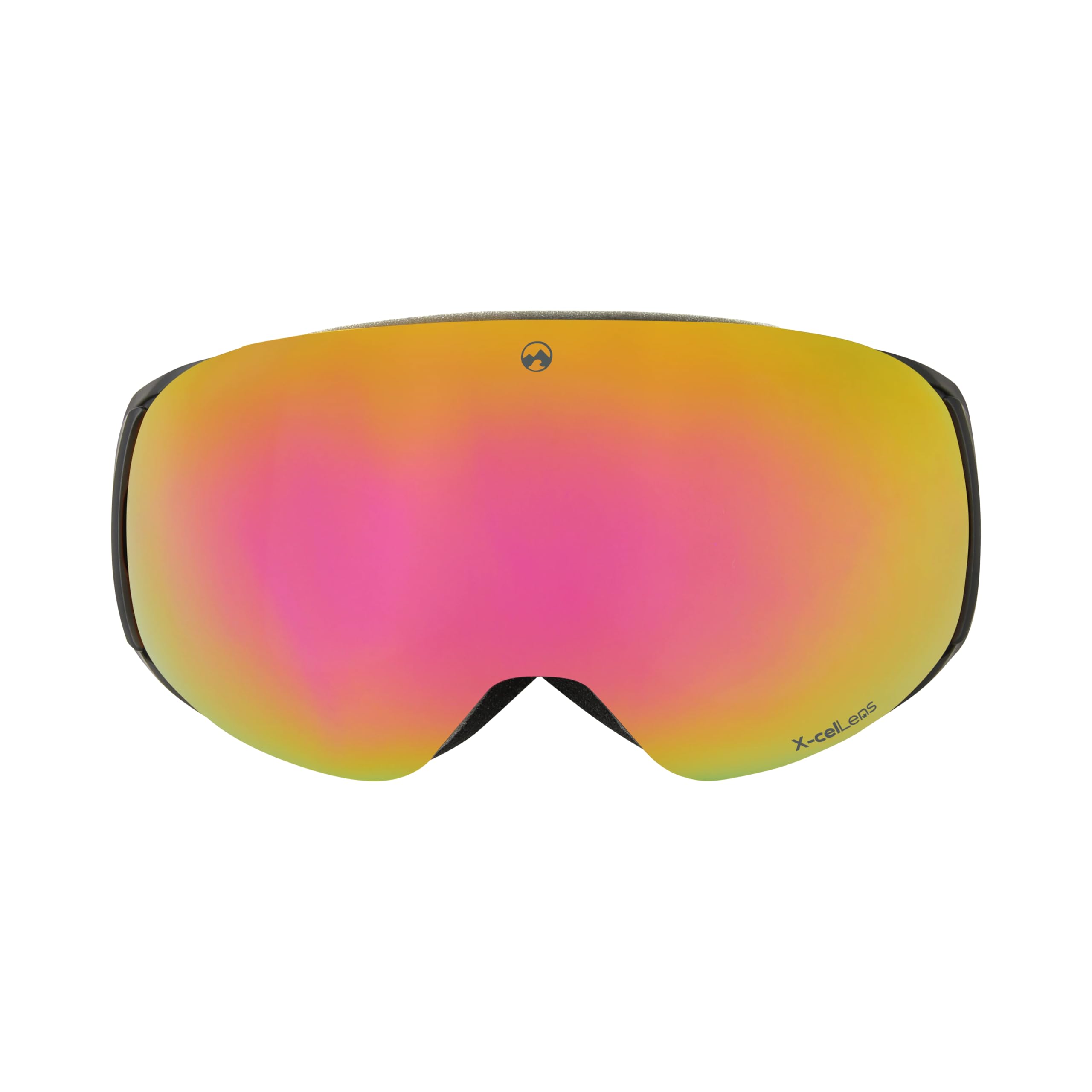 MowMow GRAVITY Skibrille – Gratis Bonuslinse – Magnetisch – ECO: Rahmen aus Bioharz & recycelt – UV400 – Unisex (Rot, Gelb)