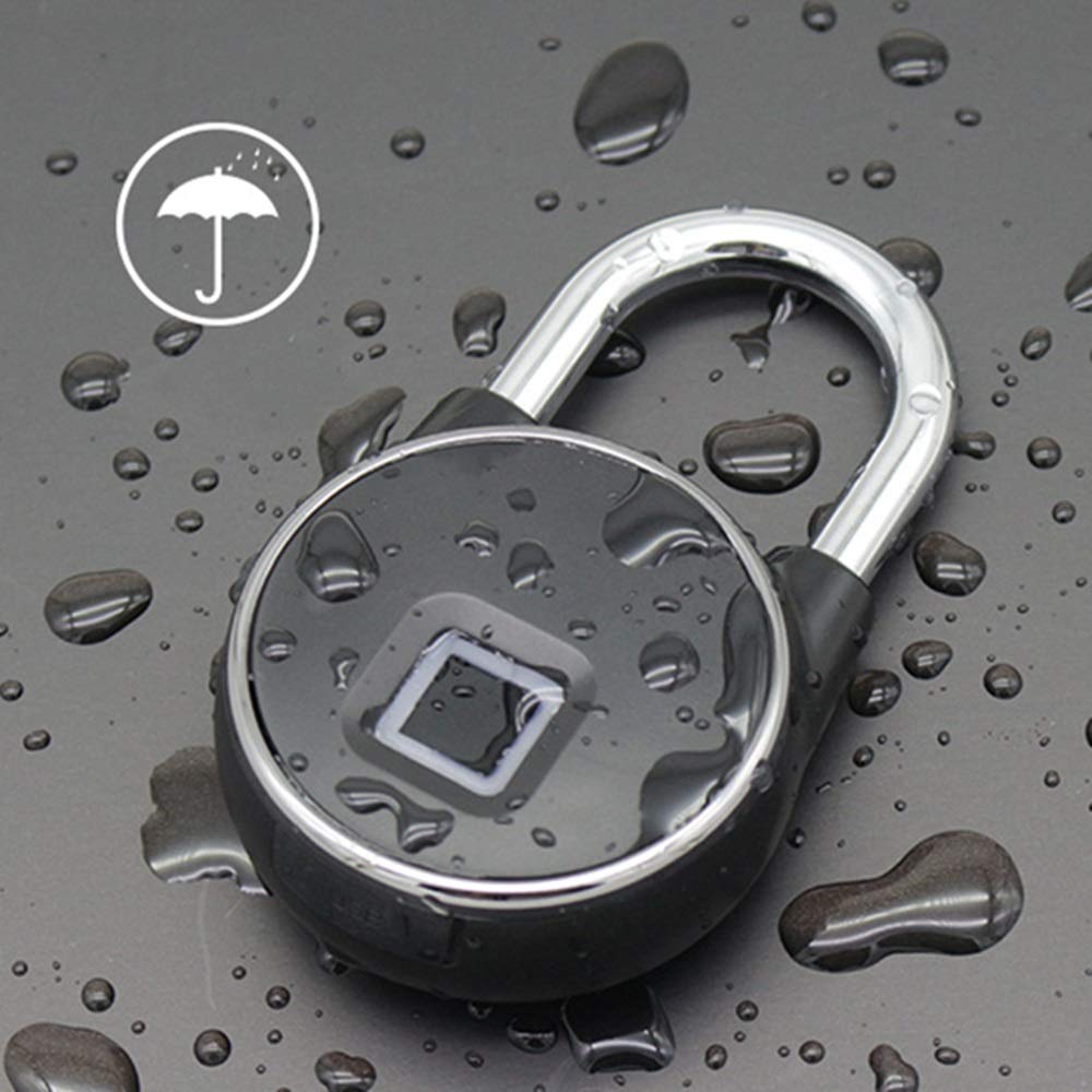 Candado Inteligente con Huella Dactilar Lock de huellas dactilares antirrobo con candado impermeable inteligente para Seguridad