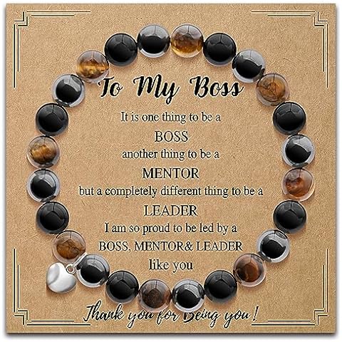 AGOT Bossed Day Lady Gifts for Women - Best Boss Bracelet Gifts for Women, Cool Gifts for Bosses, Funny Boss Birthday Gifts Cover