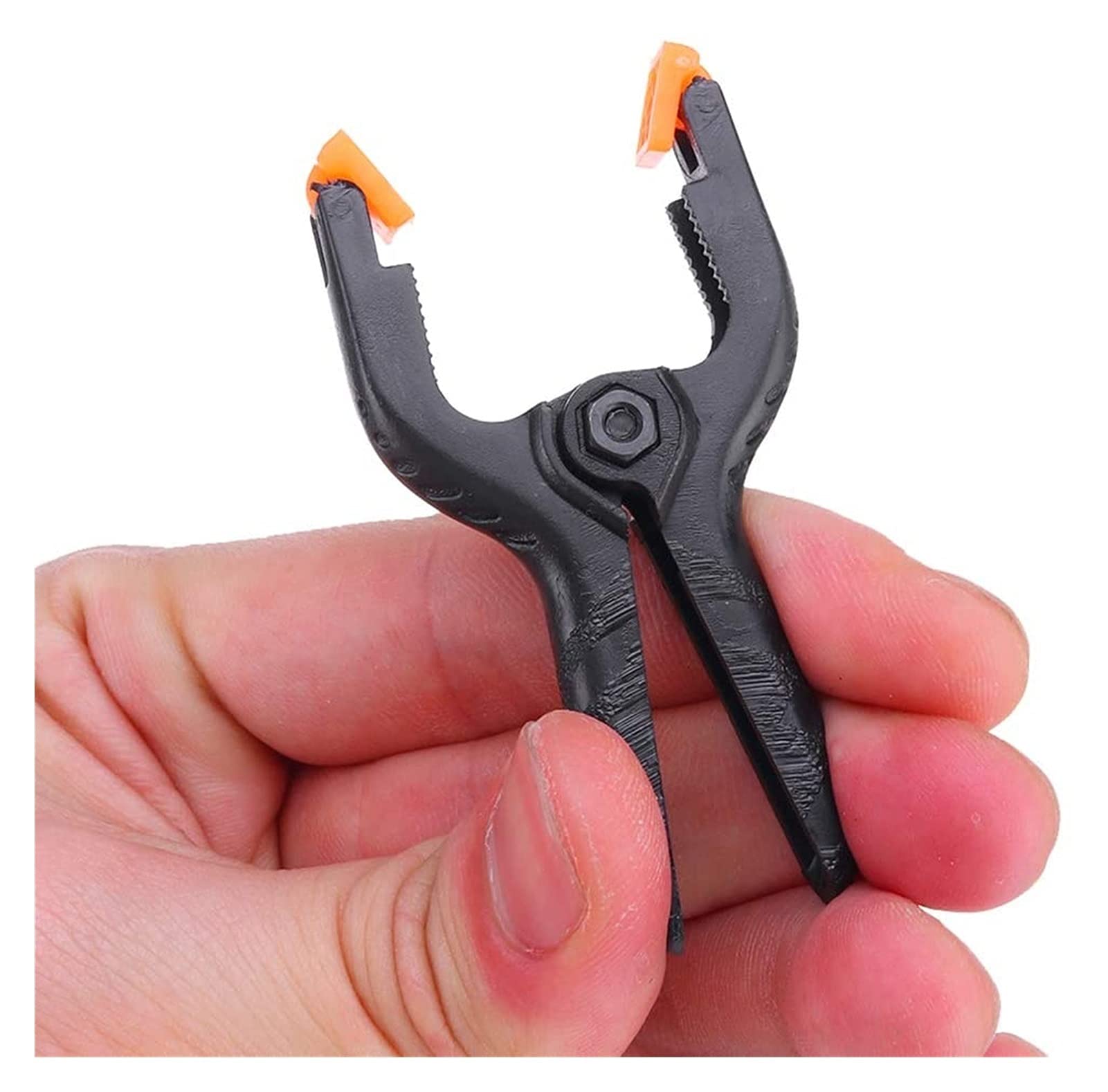 RJJ 10 sztuk 2-calowy Zagęszczone sprężynowe zacisk plastikowy zacisk przełącznik do obróbki drewna Clamp Woodworking Szybki zacisk mocowanie (Size : Blue)