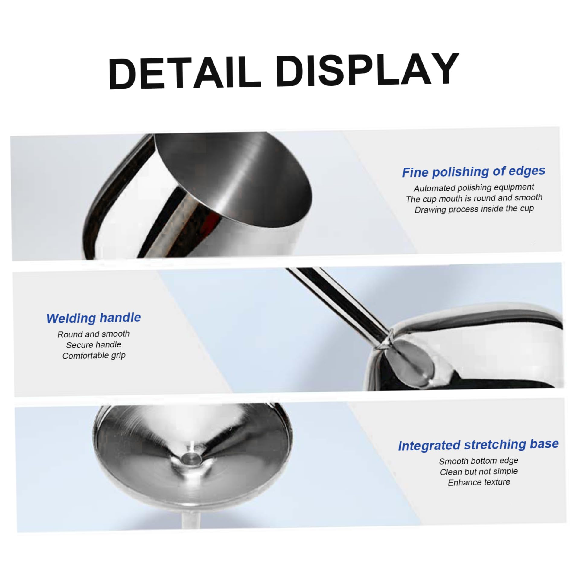 Weinglas aus Edelstahl, 4 Stück, 500 ml, ohne Stiel, Weinglas, U-förmig, Dickbauch, rostfrei, unzerbrechlich, elegant, modern, tragbar, Metallbecher mit Stielen für Zuhause, Reisen; 1