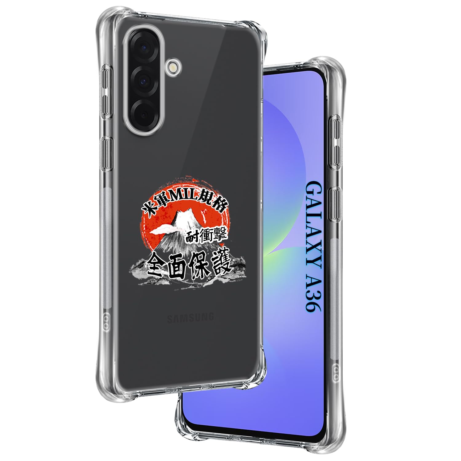 Amazon | 用 Galaxy A36 5G ケース 透明ソフトTPU 米軍MIL規格 すり傷