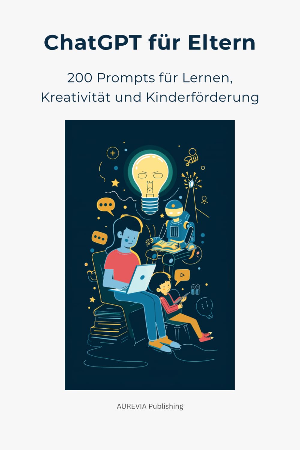 ChatGPT für Eltern: 200 Prompts für Lernen, Kreativität und Kinderförderung – Hausaufgabenhilfe, Geschichten, Spiele und Ideen für den Familienalltag