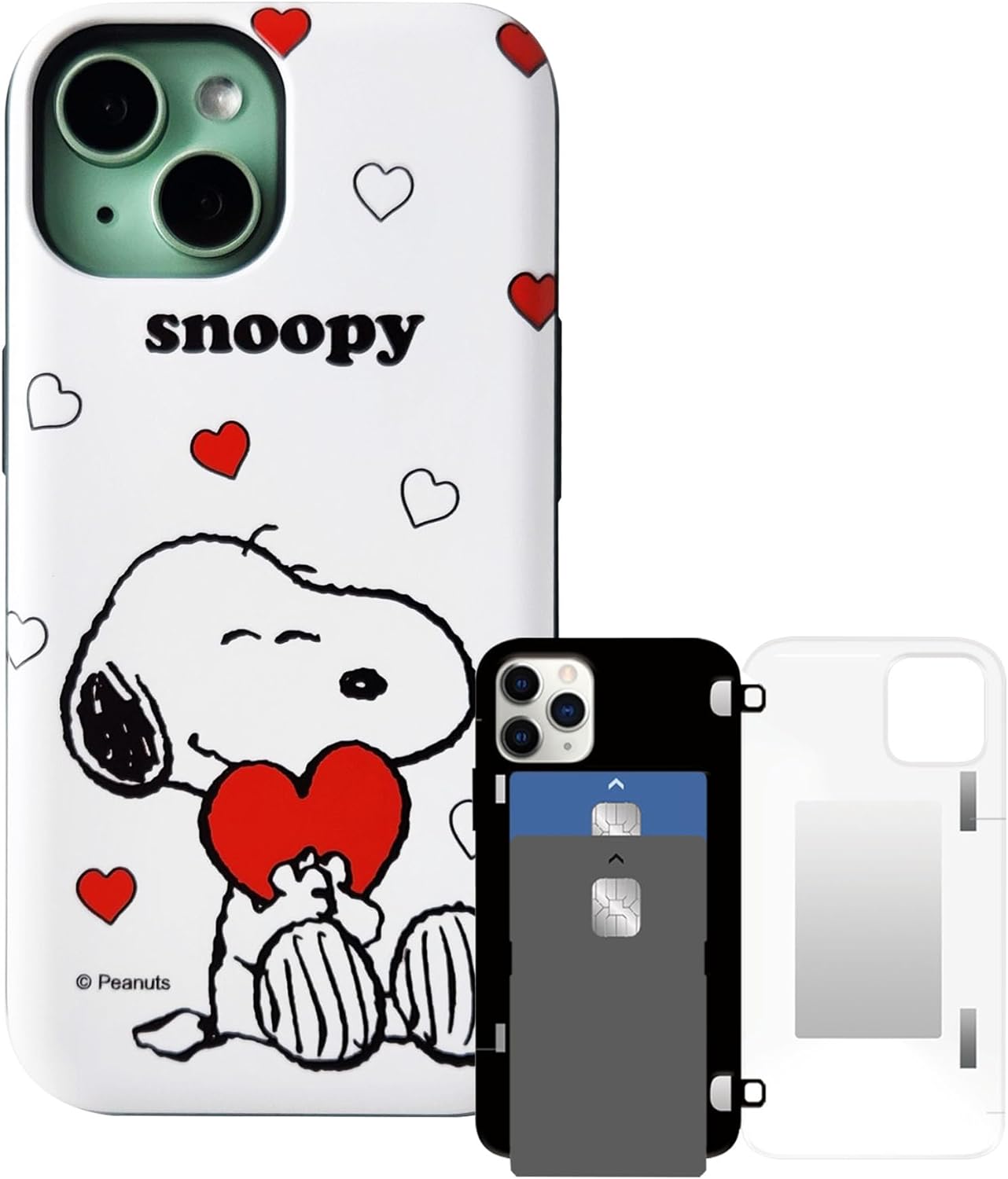 Cartoon Manga Animation Anime Phone Case Shockproof Dual Bumper Case UV Color Printing Card Wallet Phone case Compatible with iPhone 15 (School Bus)