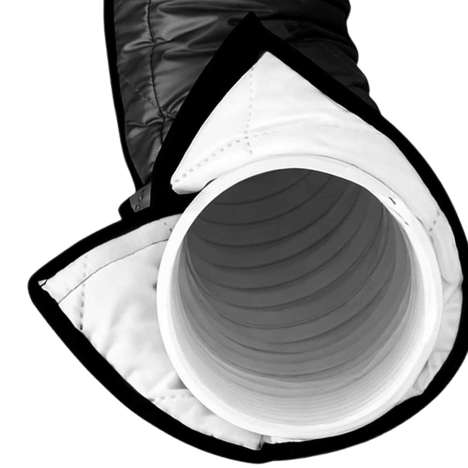 Air Conditioner Exhaust Hose Cover, Portable Air Conditioner Hose Insulation Cover Kit | Washable Duct Vent Accessories With 4 Straps For 5 & 5.9-inch Diameter Window Outdoor Outside RV Door