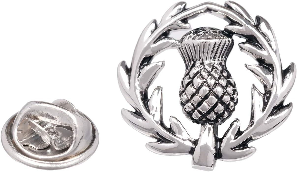 Lapel Pin - Scottish Thistle Lapel Pin Badge For Jacket