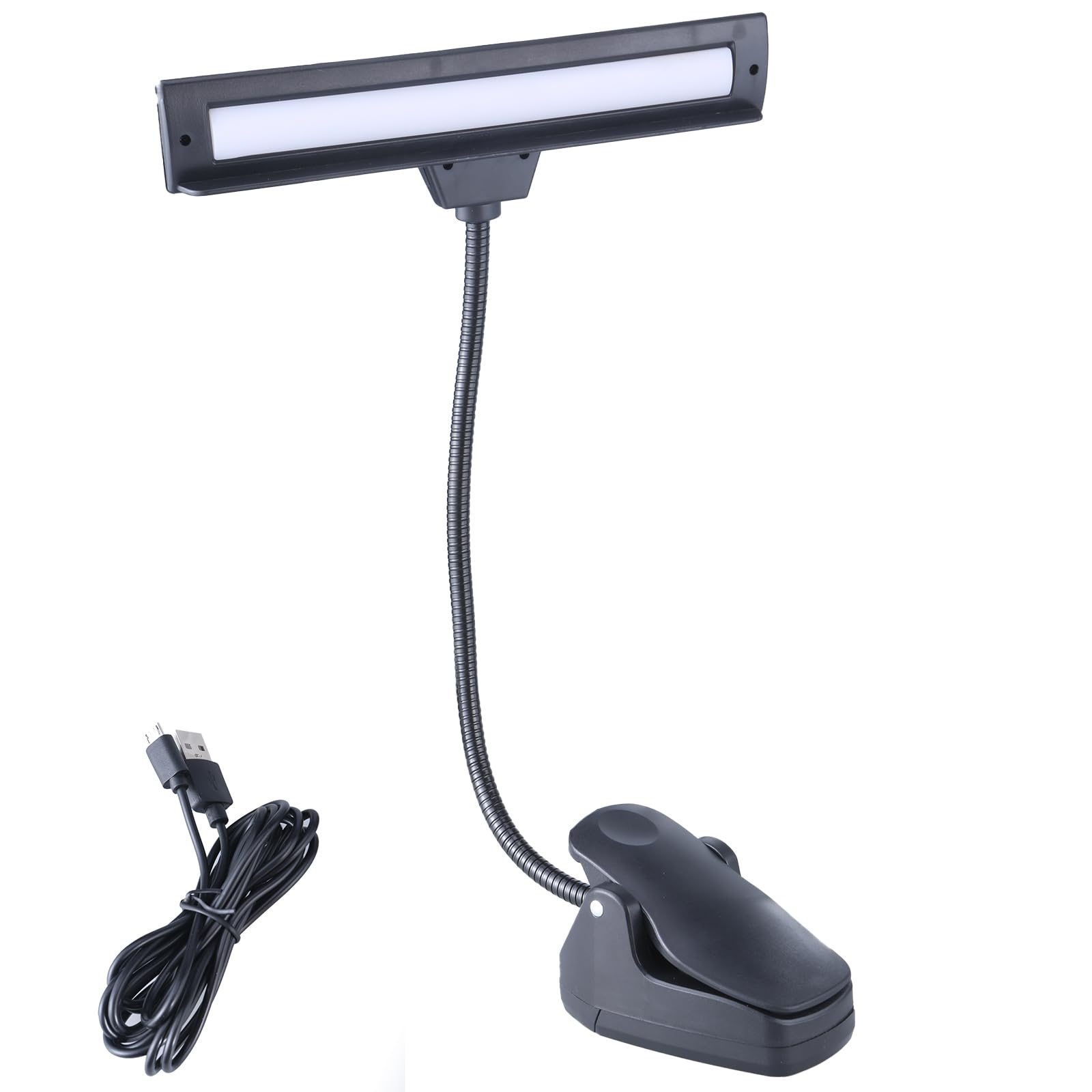 Kelisdi USB Desk Lamp Multiple Angles 3 Color Adjustable Brightness 9 LEDs Bedside Lamp for Reading and Workspaces High Brightness